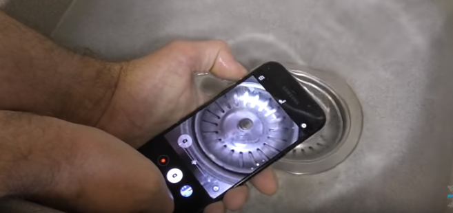 Photographing in water