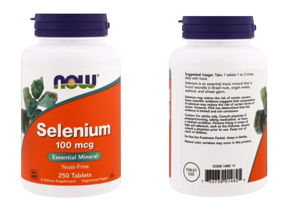  Selenium tab. 100 mcg # 250